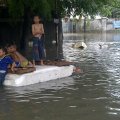 Kondisi Banjir di Jalan Patra Raya, Kebon Jeruk, 21 Januari 2014 - Pkl. 15.09