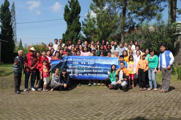 Rekoleksi dan Rekreasi WKRI, OMK dan Koor Thomas Wilayah 1