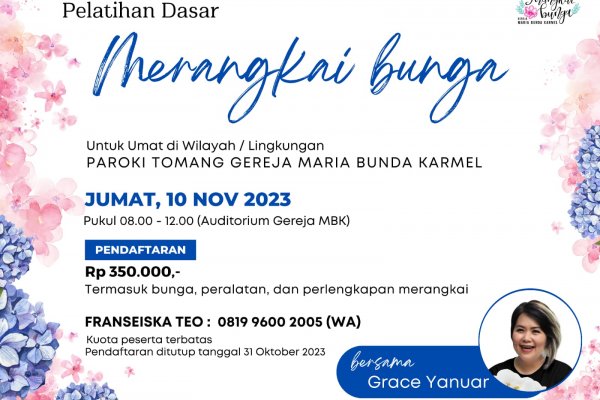 Pelatihan Merangkai Bunga