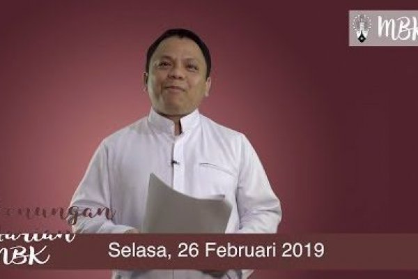 Selasa, 26 Februari 2019