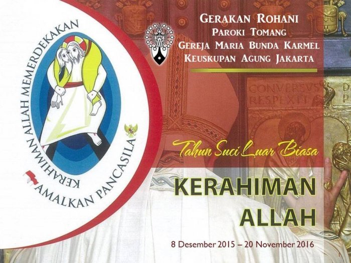 Gerakan Rohani Paroki Tomang - MBK dalam Tahun Suci Kerahiman Allah