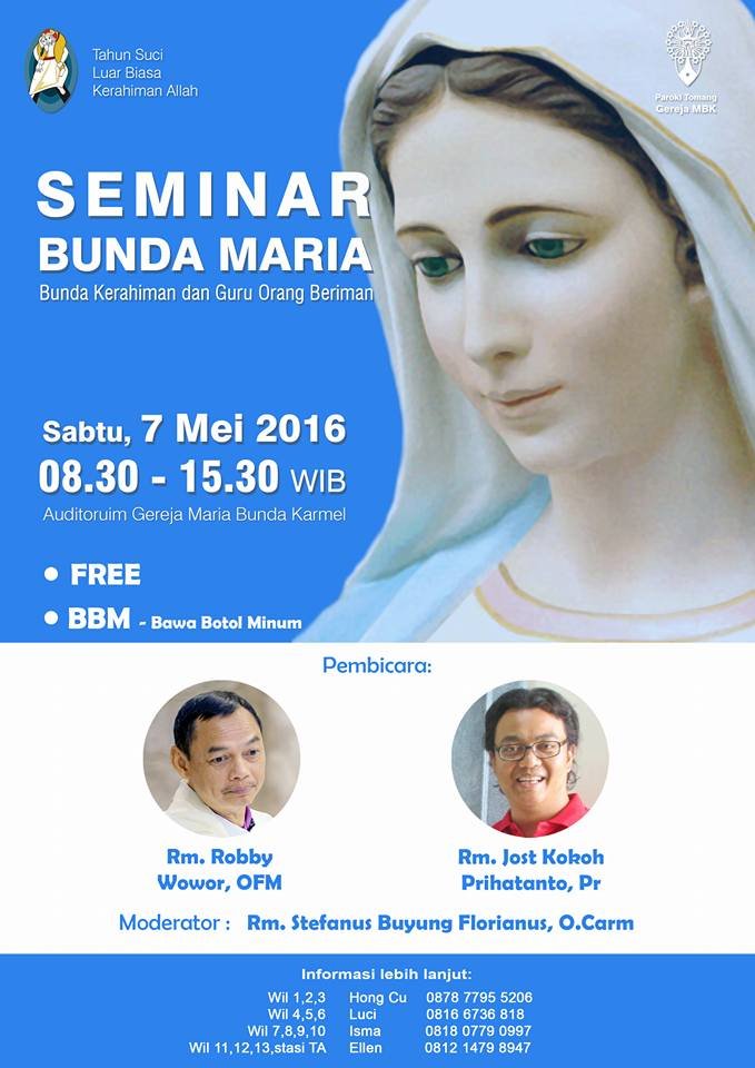 Seminar: Maria Bunda Kerahiman dan Guru Umat Beriman